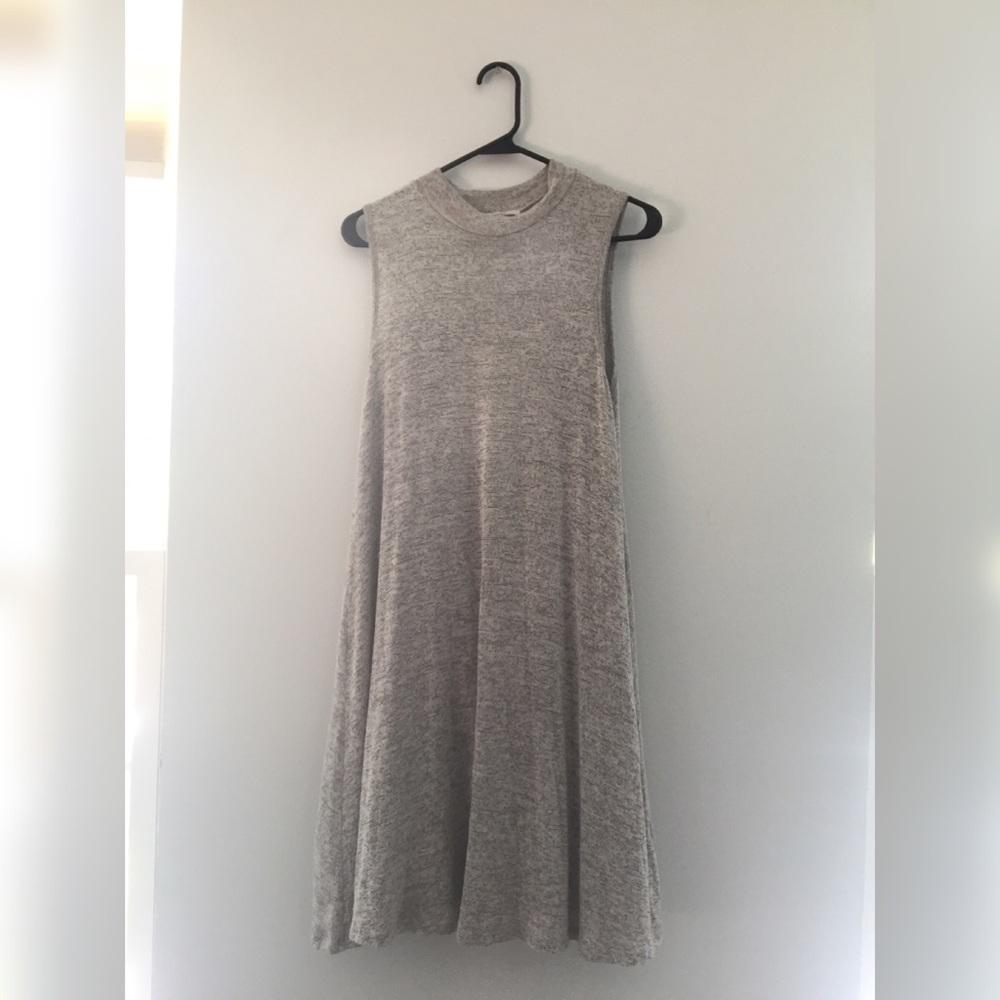 Gray Halter Dress